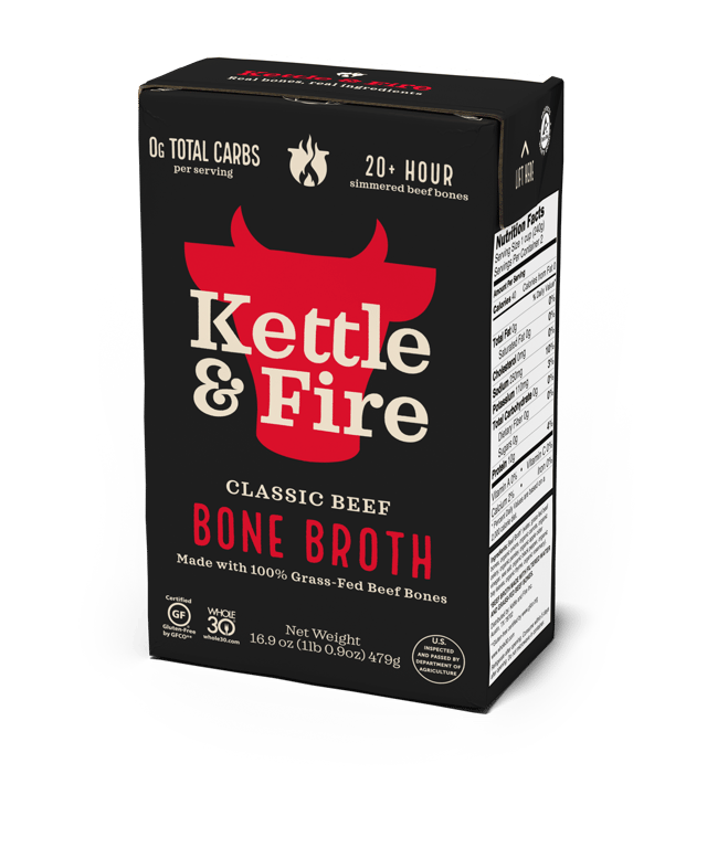 100% Grass-fed Beef Bone Broth - 16.9 oz
