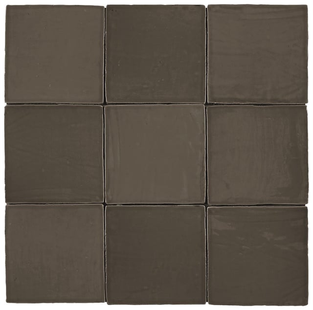 Coastal Bronze 5x5 Glazed Ceramic Tile