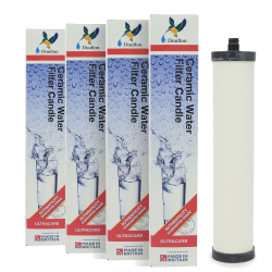 Doulton 10" Ceramic Ultracarb Water Filter Cartridge - W9223021, 4-Pack