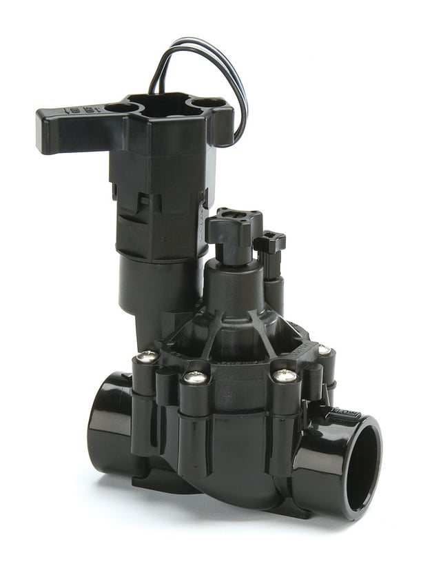 100DVFSS - 1 in. DVF Series Inline Plastic Residential Irrigation Valve with Flow Control - Slip x Slip