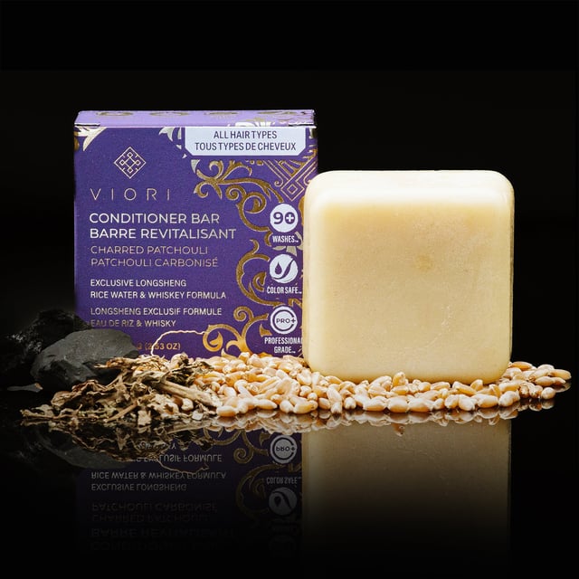 Men’s Conditioner Bar for Dry Hair & Scalp | Charred Patchouli