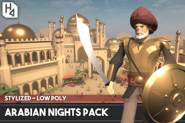 Stylized Arabian Nights City