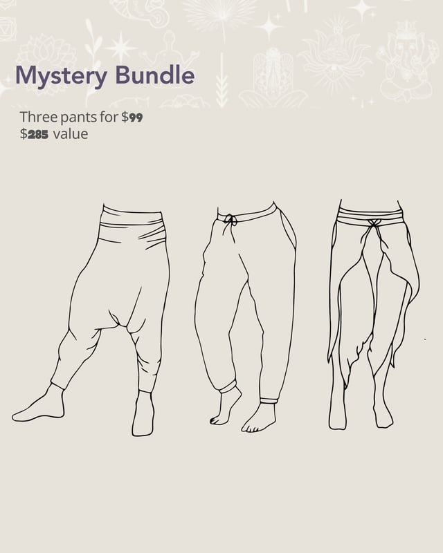 MYSTERY BUNDLE - THREE PANTS ONLY $99