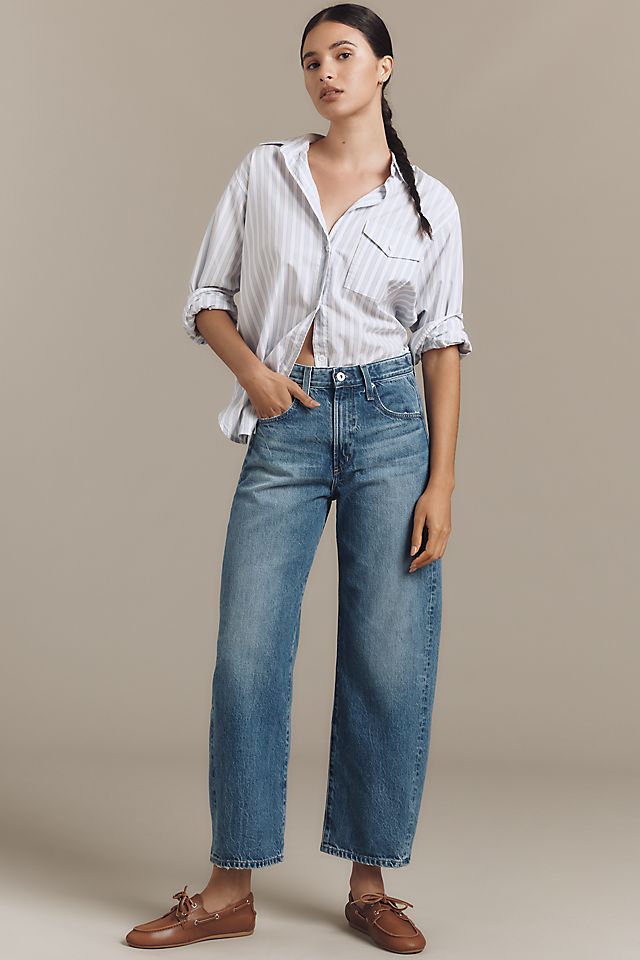 AG Hattie High-Rise Taper Candid Ankle Jeans