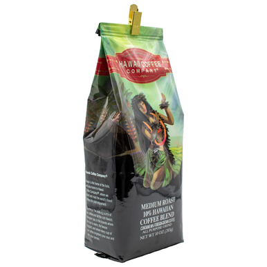 Medium Roast Coffee, 10% Hawaiian Blend