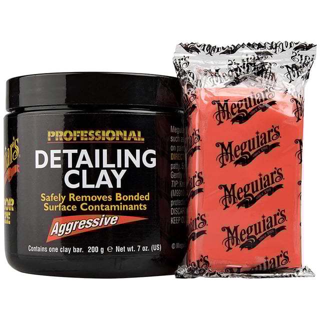 Meguiar's Professional Detailing Clay - Aggressive, Red