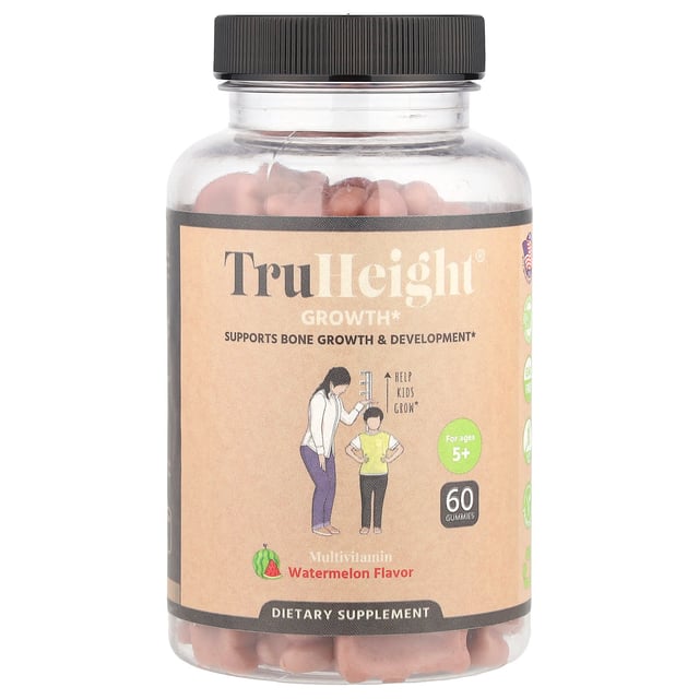 Height Growth, Multivitamin, For Ages 5-24, Watermelon, 60 Gummies