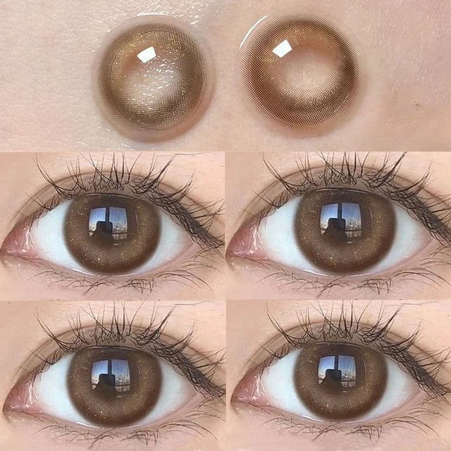 Phantom Brown Prescription Yearly Contact Lenses