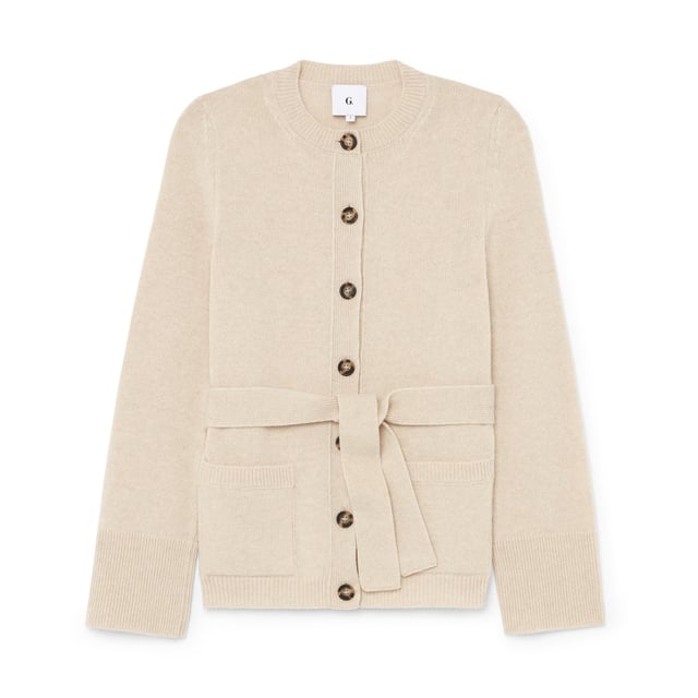 G. Label by goop The Slim Belted Cardigan