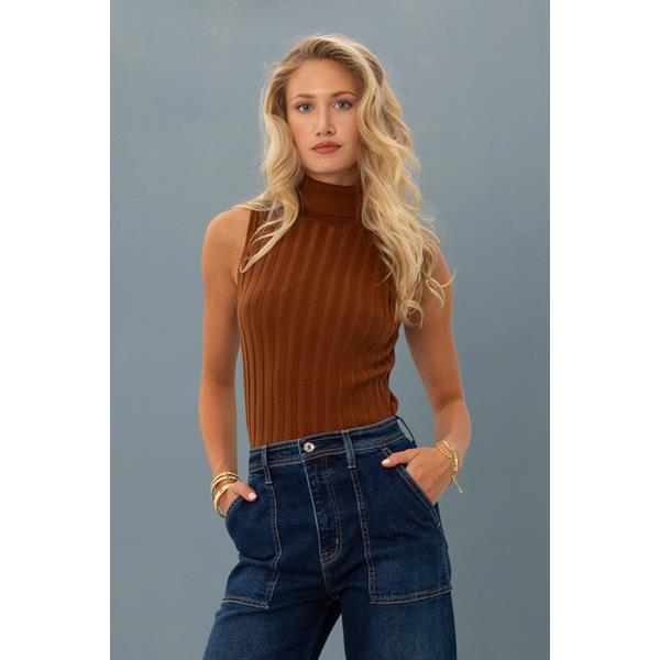 Turtleneck Tank Sweater