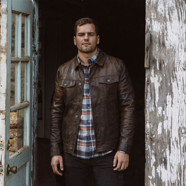 Driggs Leather Jacket | Brown