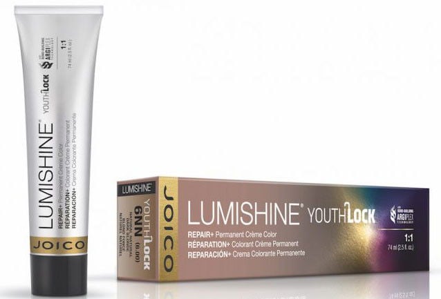 5NNA - Natural Ash Light Brown, Joico Lumishine Youth Lock Permanent Creme Color - 2.5 oz