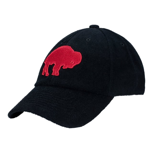 Mitchell & Ness Bills Throwback Terry Cloth Strapback Adjustable Hat
