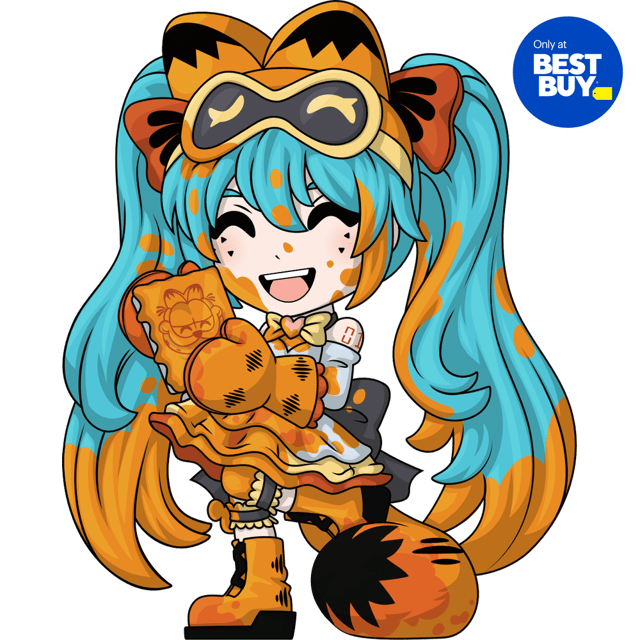 Lasagna Splatter Garfield Miku