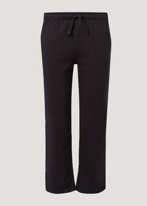 Black Essential Straight Fit Joggers