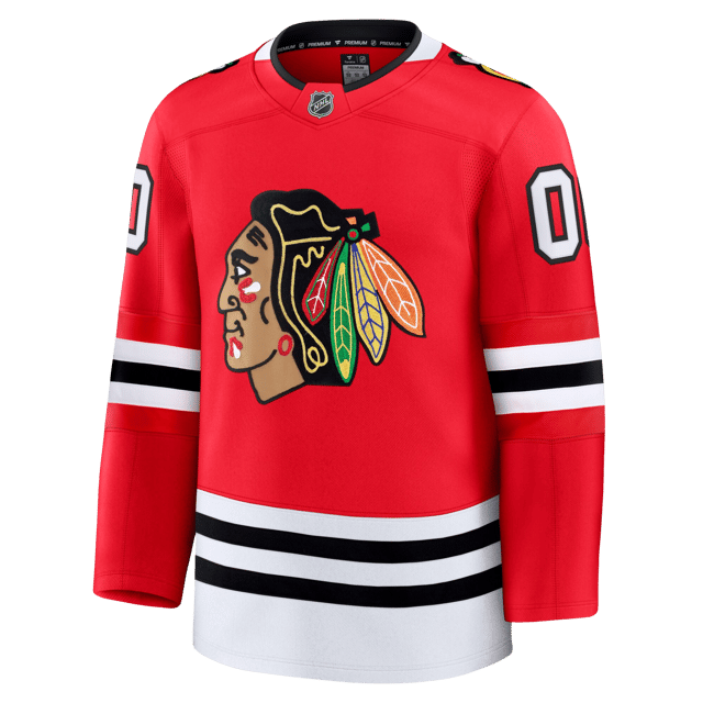 Customizable Chicago Blackhawks 2024 Fanatics Premium Official NHL HOME Jersey