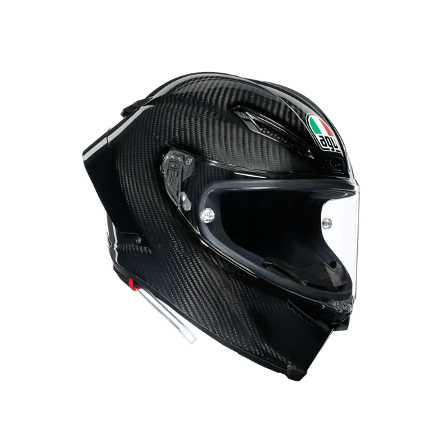 PISTA GP RR MONO GLOSSY CARBON - MOTORBIKE FULL FACE HELMET E2206 DOT