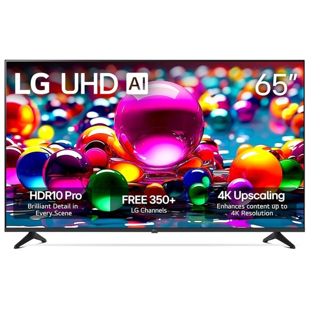 65 Inch Class LG UHD AI UA77 4K Smart TV 2025