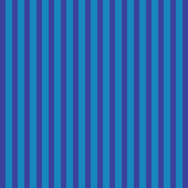 Bold Vertical Stripes in Double Blue