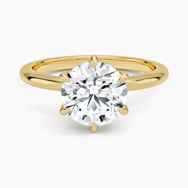 18K Yellow Gold Esme Solitaire Ring