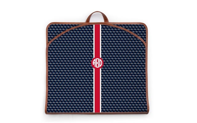 Gatwick Garment Bag - Gameday - Printed Monogram | Barrington Gifts