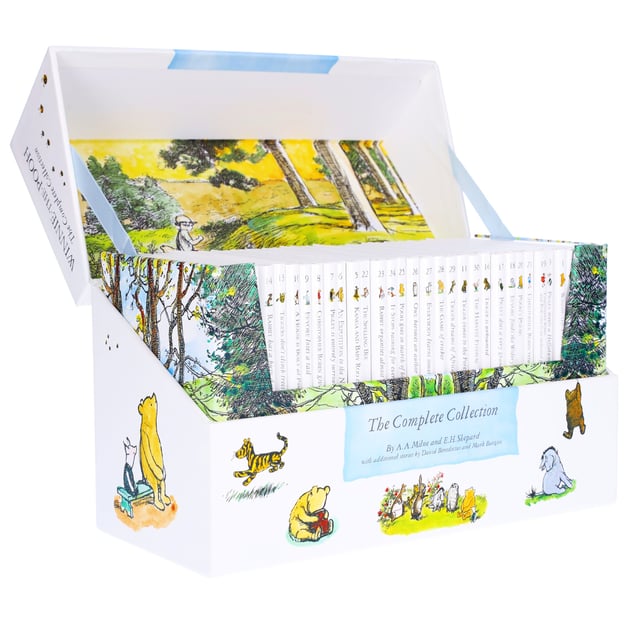 Winnie-the-Pooh by A. A. Milne: The Complete Collection 30 Books Box Set - Ages 3+ - Hardback