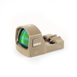 Viridian RFX15 1x17 Micro Green Dot, SHIELD Mounting Pattern, FDE, Retail Box