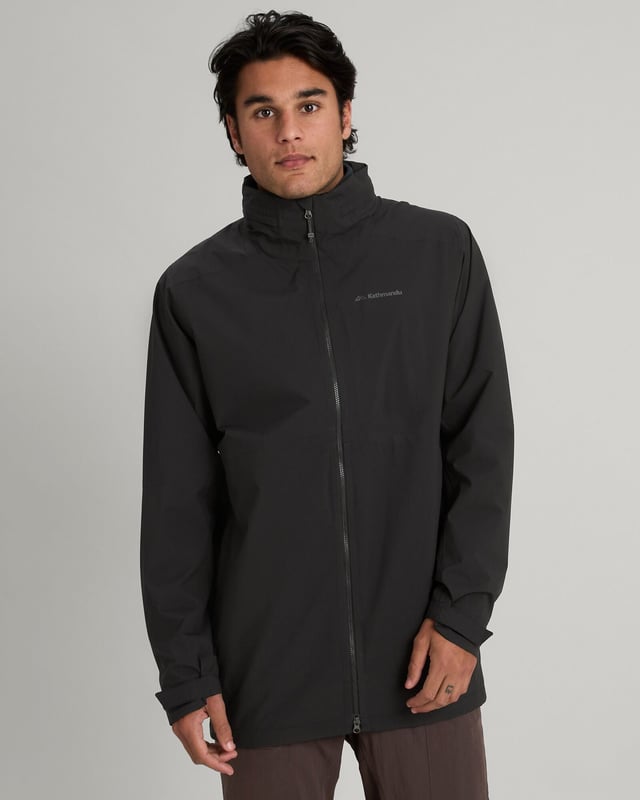 Men's Trailhead Stretch 2.5-layer Rain Parka - Black Stingray
