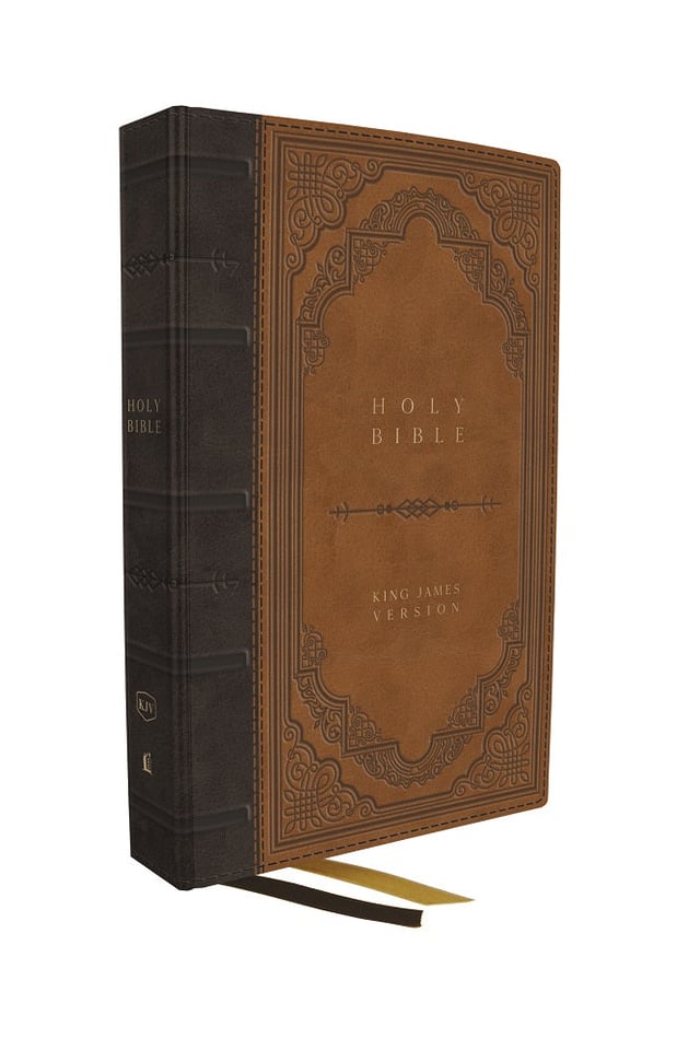 KJV Bible, Giant Print Thinline Bible, Vintage Series, Red Letter, Comfort Print: King James Version