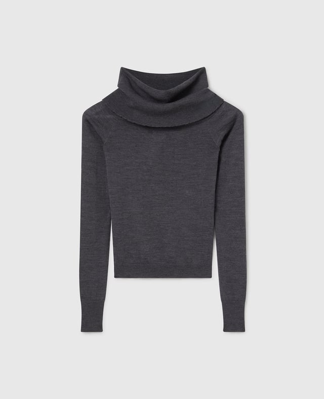 Off-Shoulder Long-Sleeve Jumper