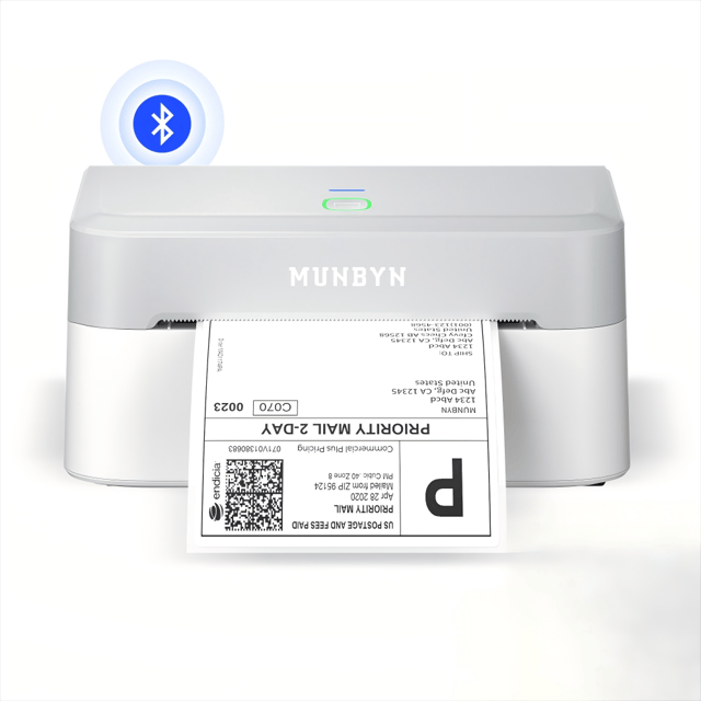 MUNBYN RealWriter 403B Bluetooth Thermal Label Printer