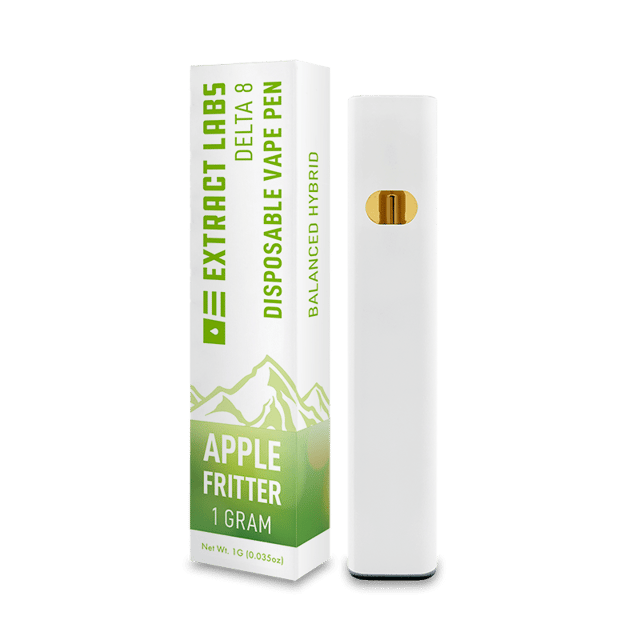 Delta 8 Disposable Vape | Powerful Apple Fritter | Extract Labs