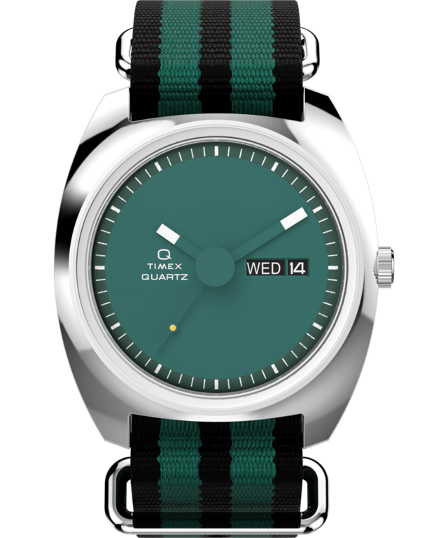 Q Timex® 1975 Enigma 37mm Fabric Strap Watch