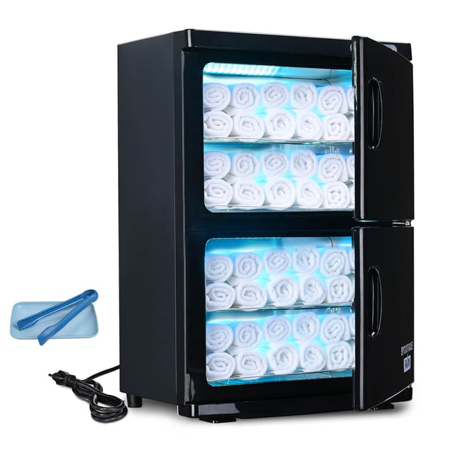 TheLAShop 46L 2in1 Towel Warmer Cabinet Heated & UV Sterilizer