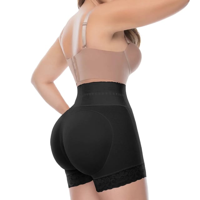 Mid Waist Curvy Fit  Bbl Shorts #6198