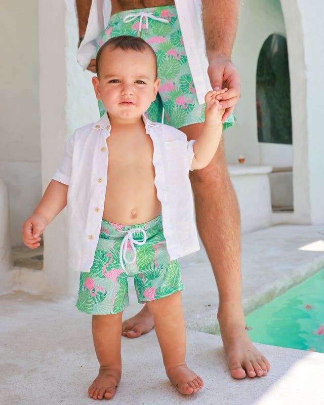 The Sunshine State of Mind - Boys Swim Trunks UPF 50+