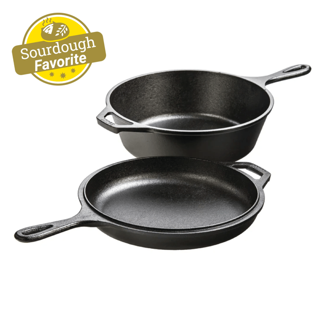 Seasoned Cast Iron Combo Cooker