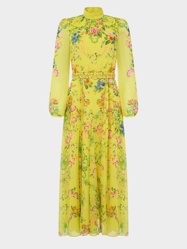 Jacqui B Dress in Nerine Canary