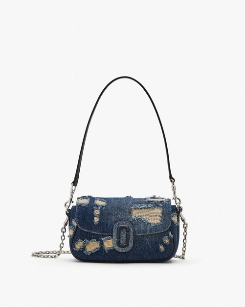 The Rip and Repair Denim Clover Shoulder Bag