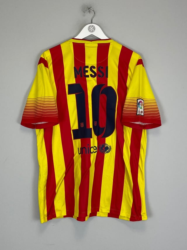 2013/14 BARCELONA MESSI #10 AWAY SHIRT (XL) NIKE