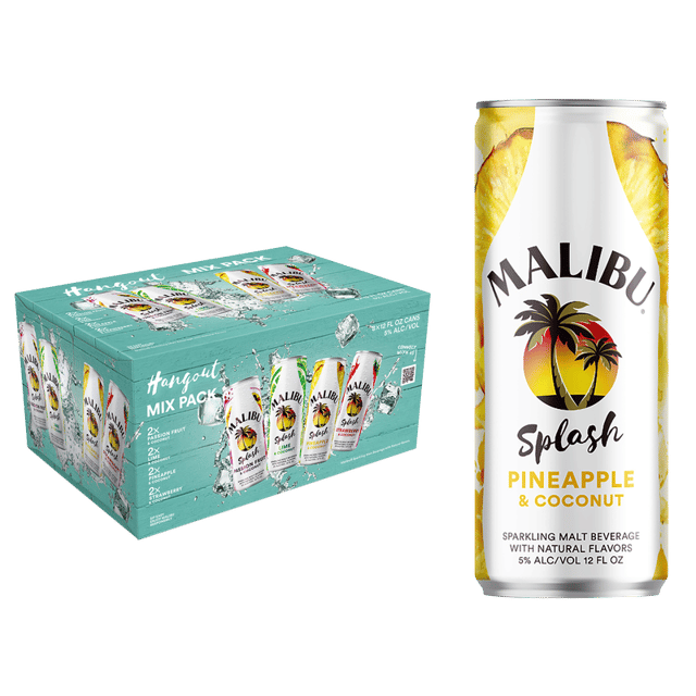 Malibu Splash Variety Pack 8pk 12oz Can 5.0% ABV