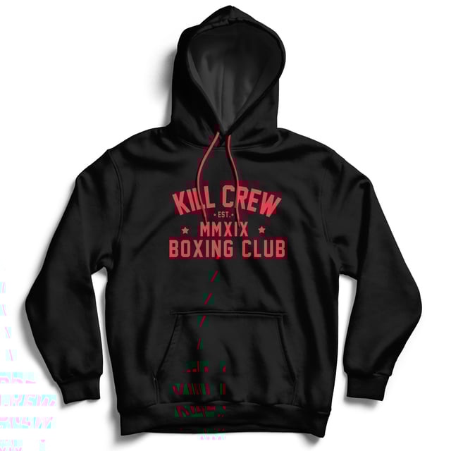 BOXING CLUB HOODIE - BLACK