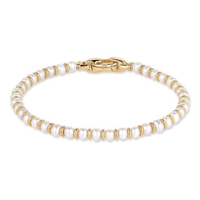 Pearl, Gold Vermeil (4mm)