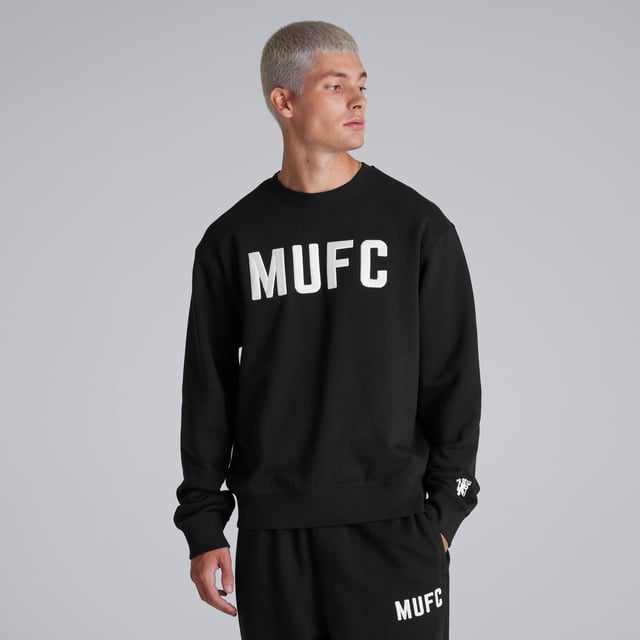 Manchester United Mens MUFC Sweatshirt Black