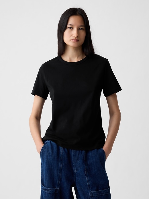 100% Organic Cotton Vintage Crewneck T-Shirt