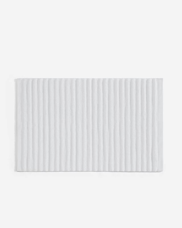 Turkish Cotton Rib Bath Mat
