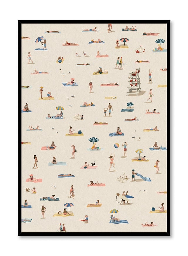 Tout le monde à la plage !, Affiche