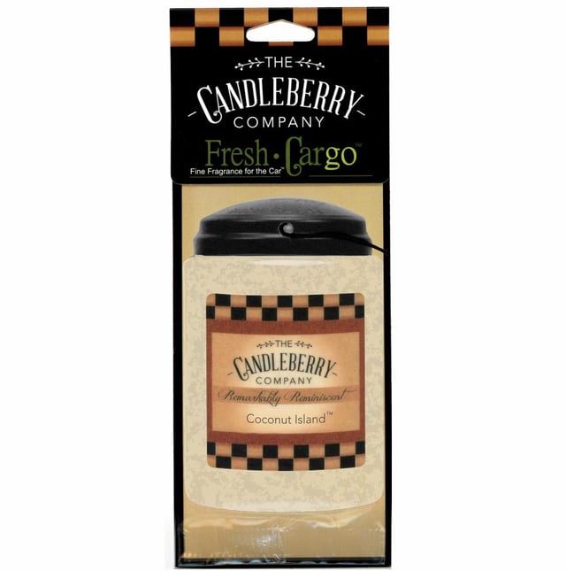 Coconut Island™- "Fresh Cargo", Scent for the Car (2-PACK)