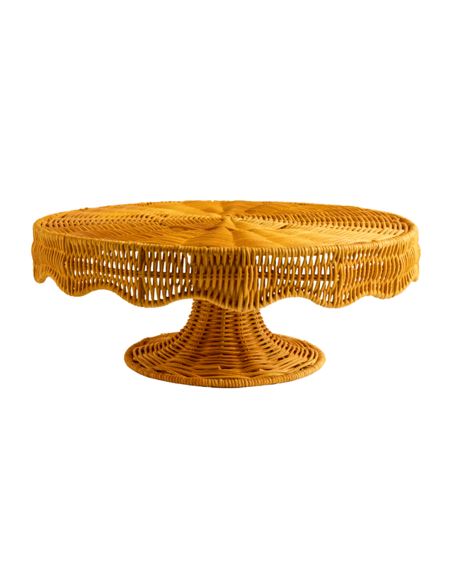 Round Rattan Cake Stand