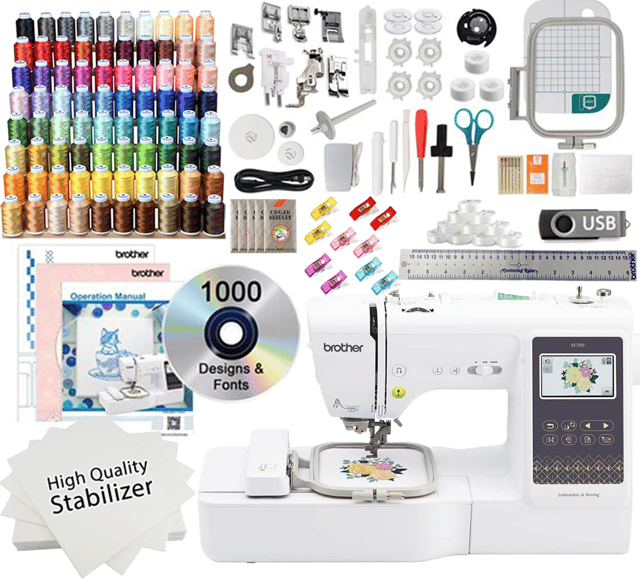 Brother SE700 Sewing and Embroidery Machine 4x4